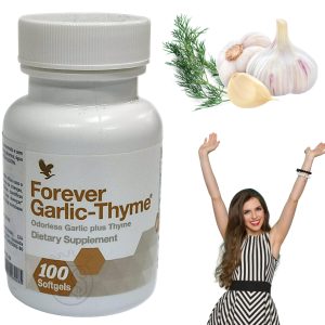 Forever Garlic-Thyme Capsulas De Alho Suplemento Vitamínico