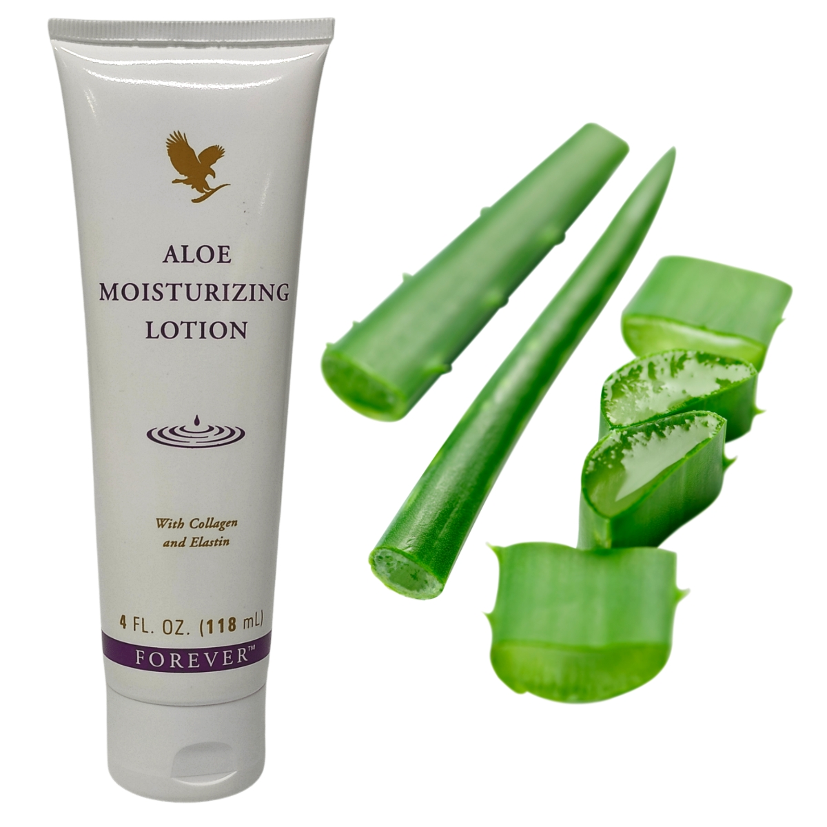 Aloe Moisturizing Lotion Com Colágeno Forever Living Loção Hidratante Aloe Vera