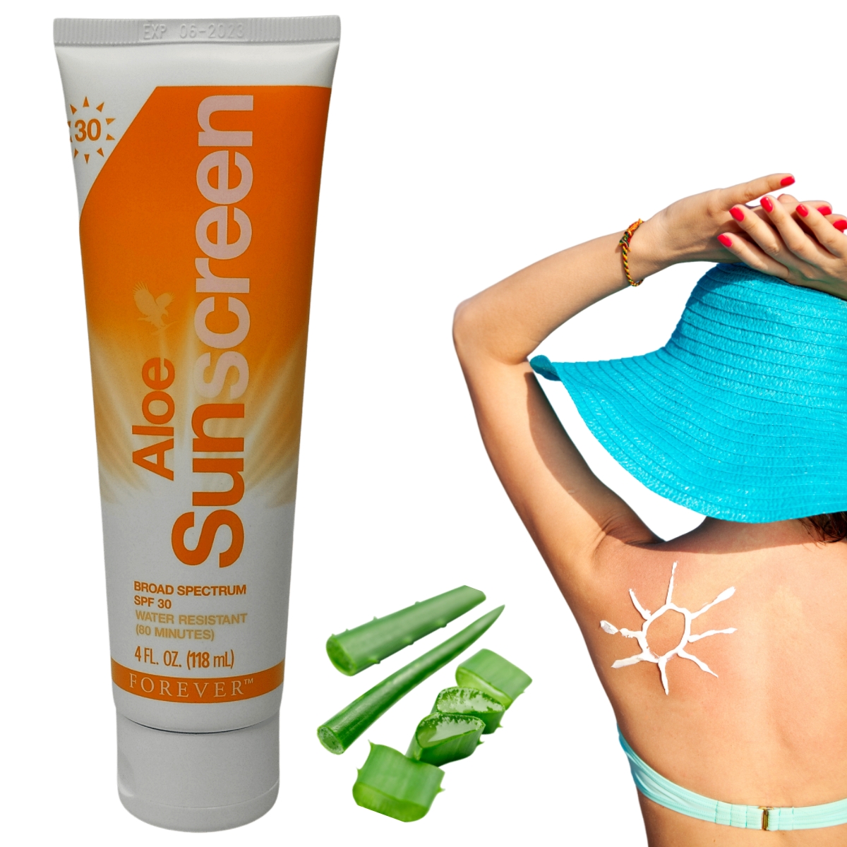 Protetor Solar Aloe Sunscreen Espectro FPS 30 Forever Living