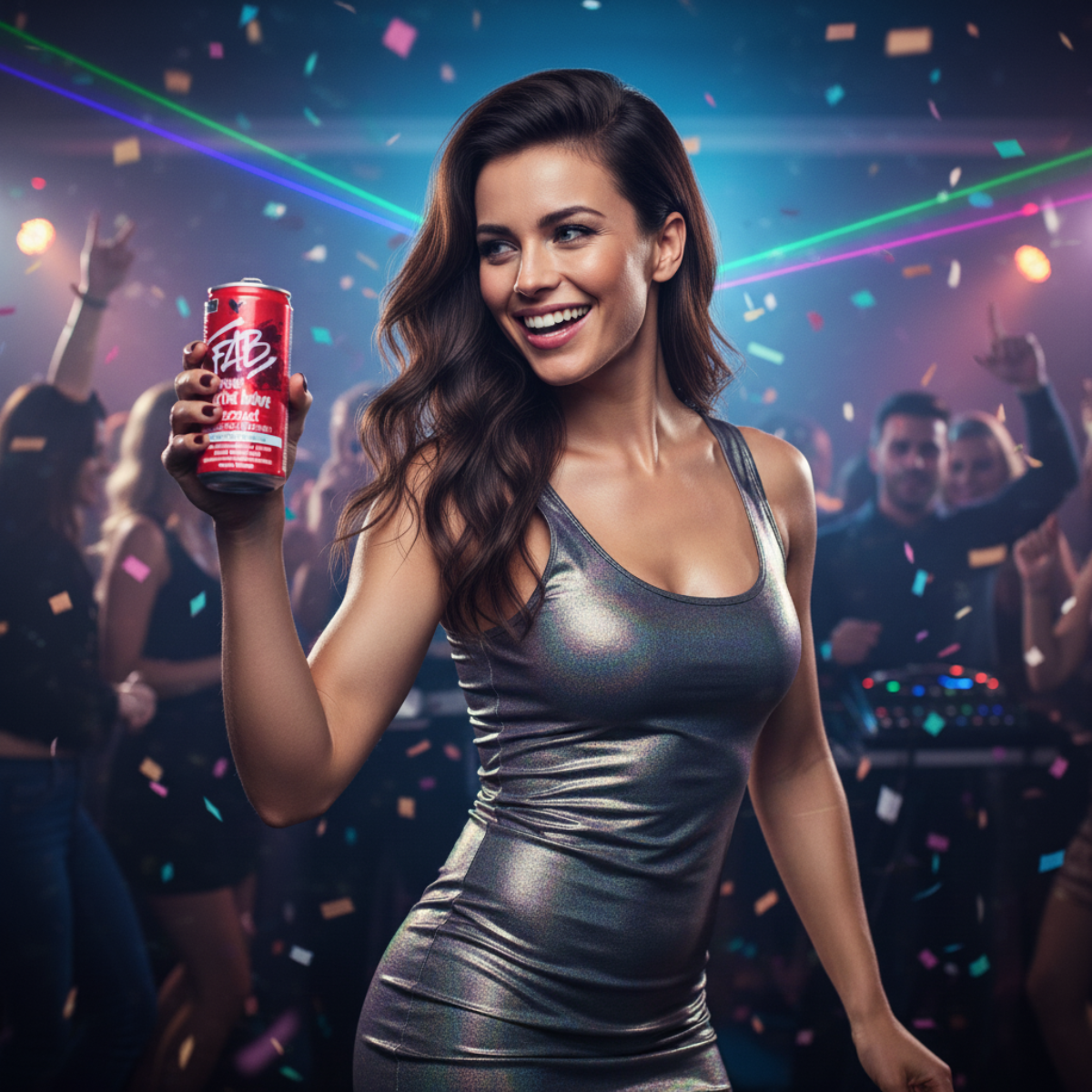 Energético Fab Forever Active Boost Energy Drink Latas - 6 latas - Imagem 3